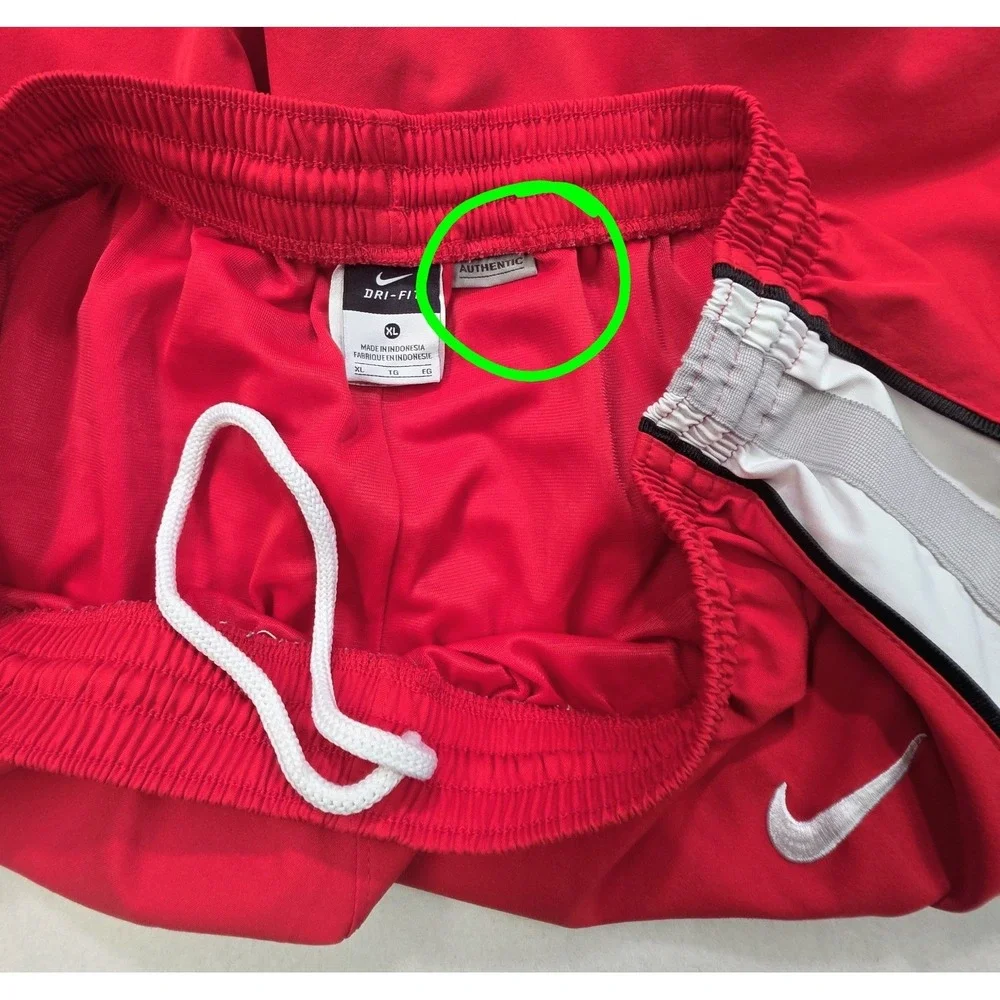 Ohio State Buckeyes Nike Authentic Basketball Shorts XL BELOW THE KNEE